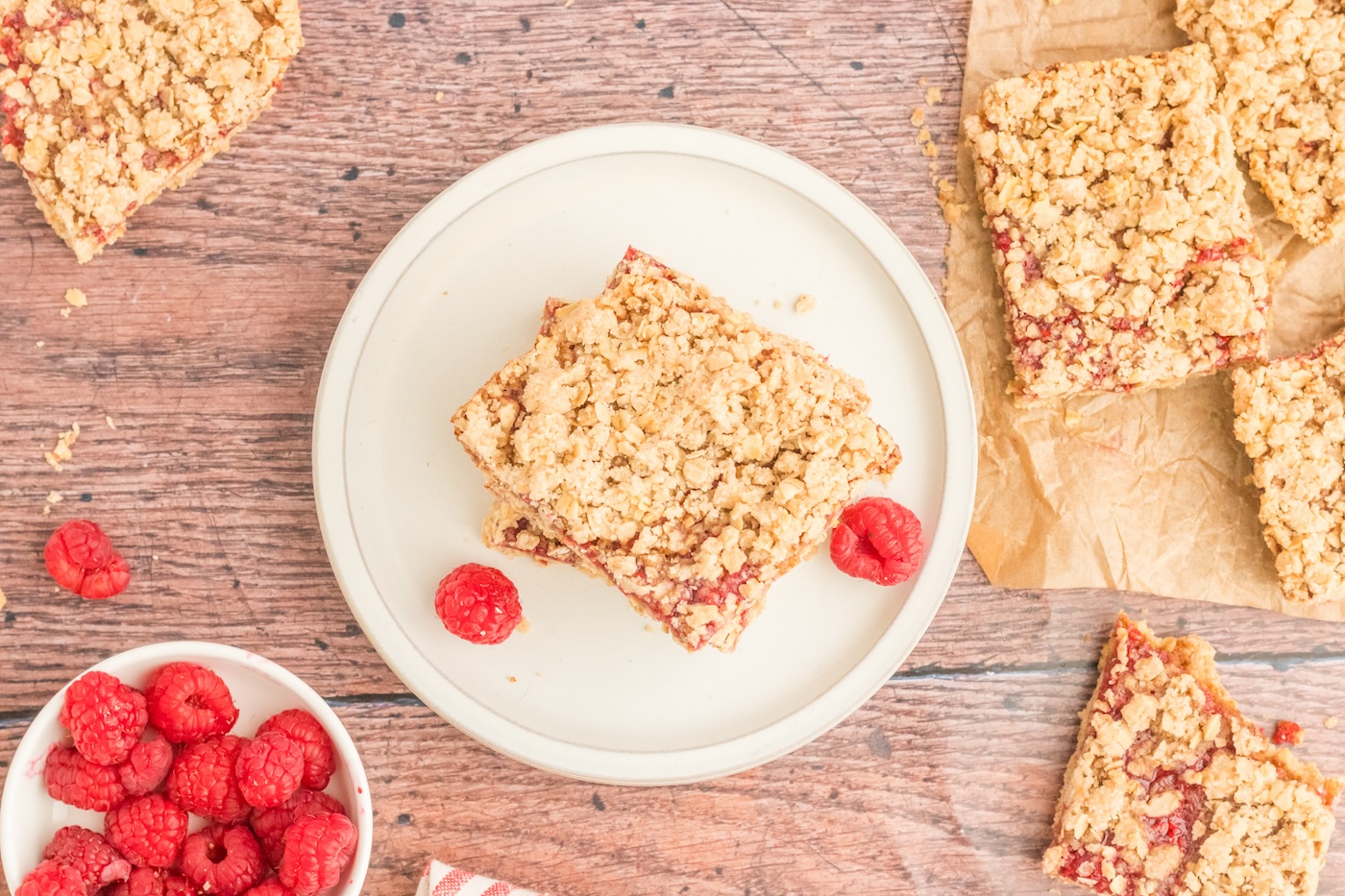 raspberry oat bar recipe