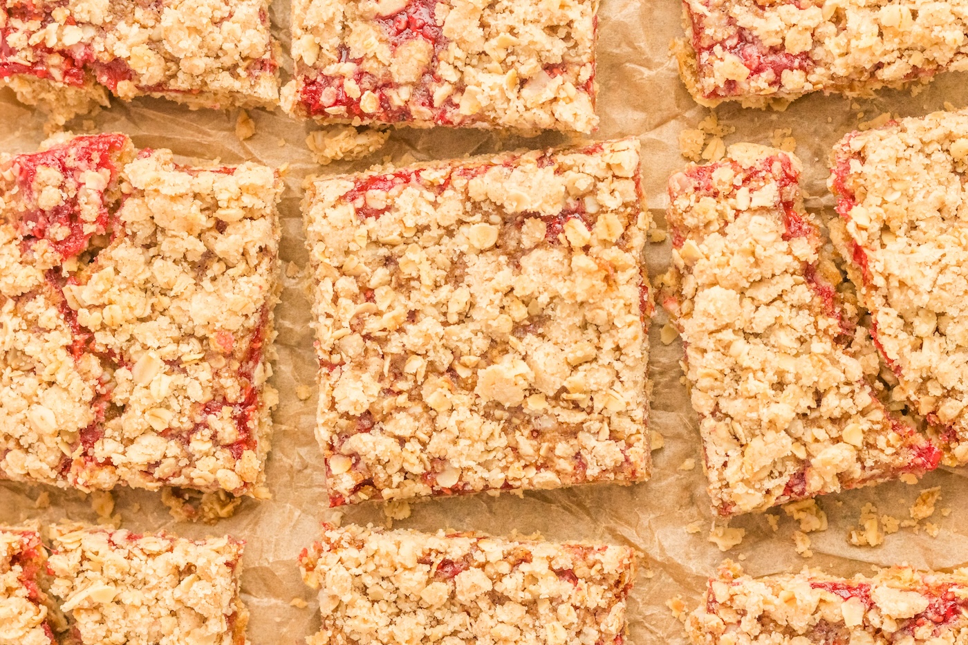 raspberry oatmeal bars