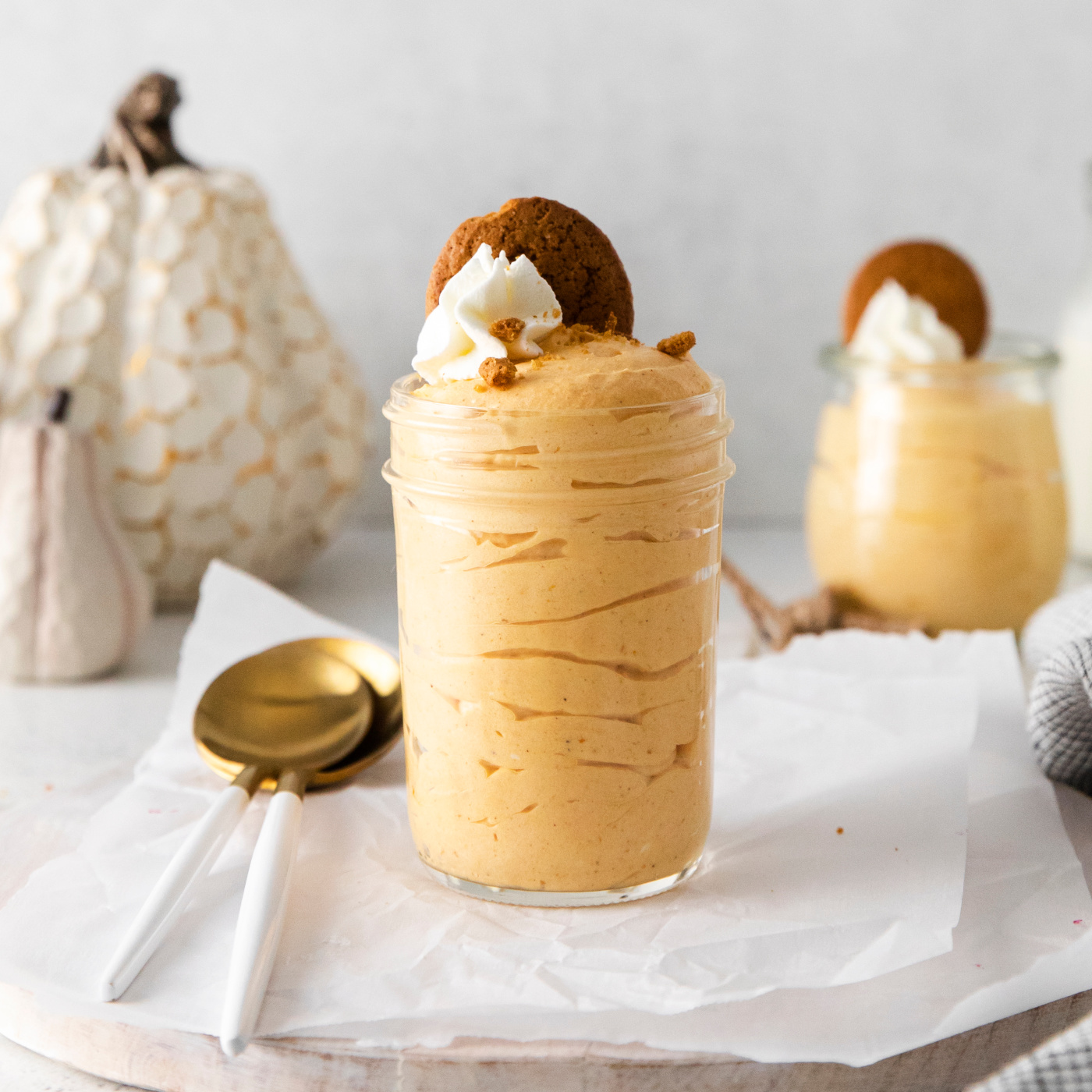 Pumpkin mousse feature image