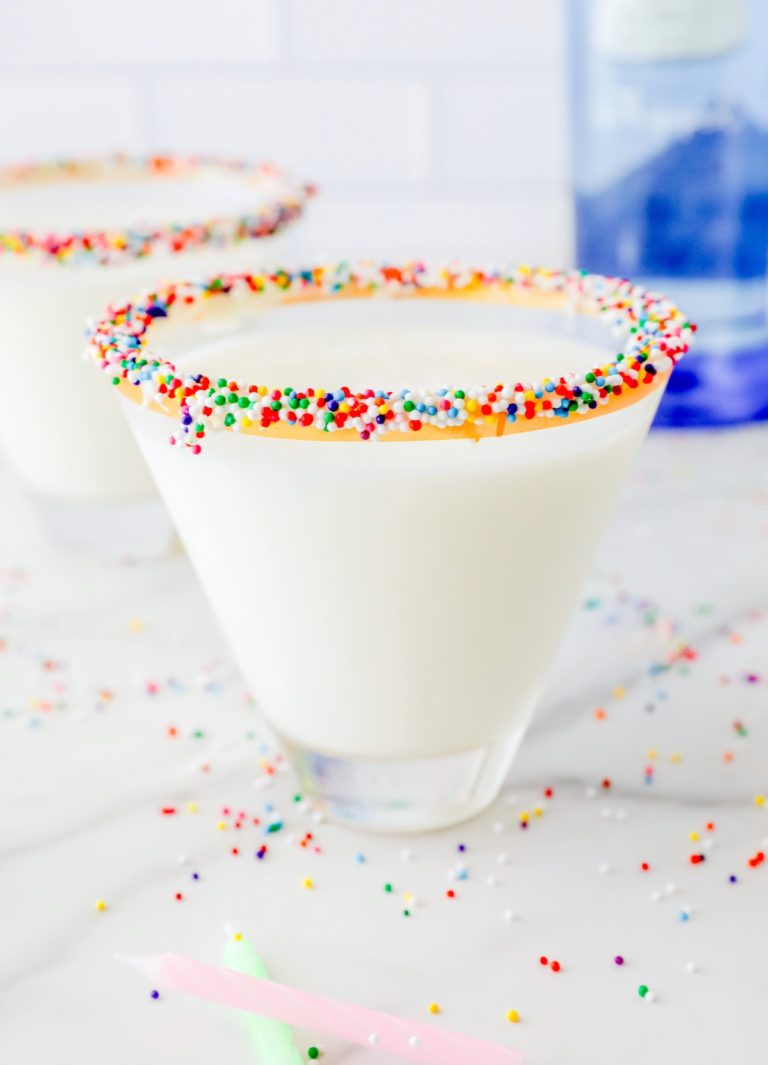 birthday cake martini