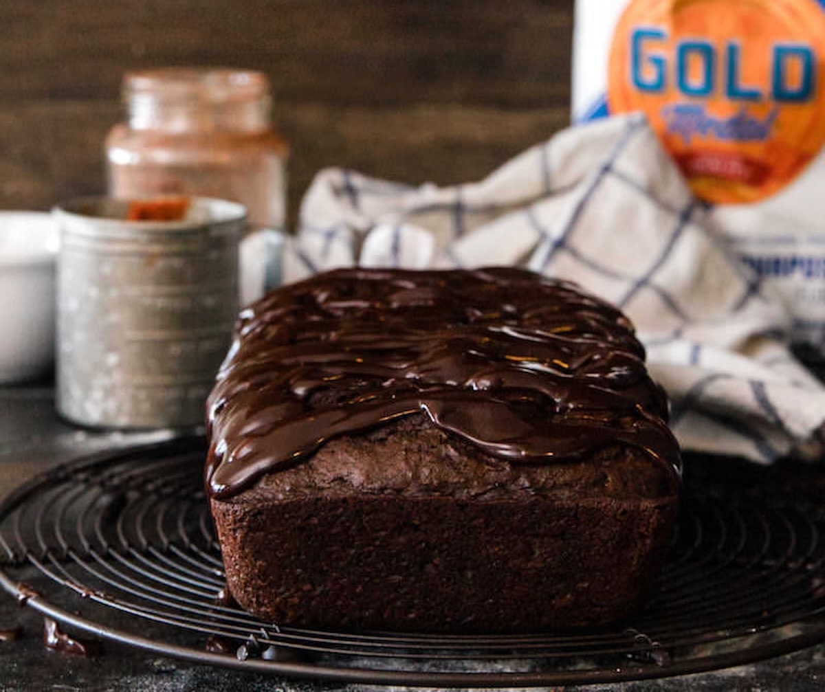 chocolate pumpkin loaf