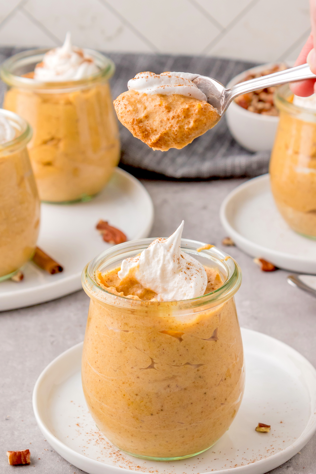 pumpkin flavored pudding