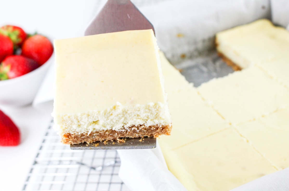 Recipe for Philadelphia Cheesecake Bars