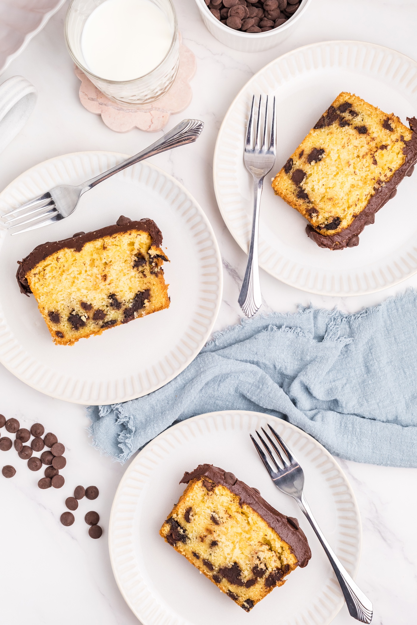 chocolate chocolate chip loaf cake