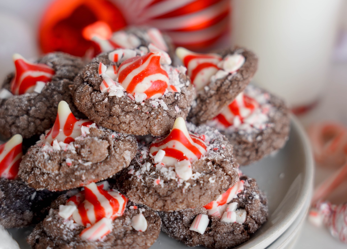 christmas cookies with hershey kisses