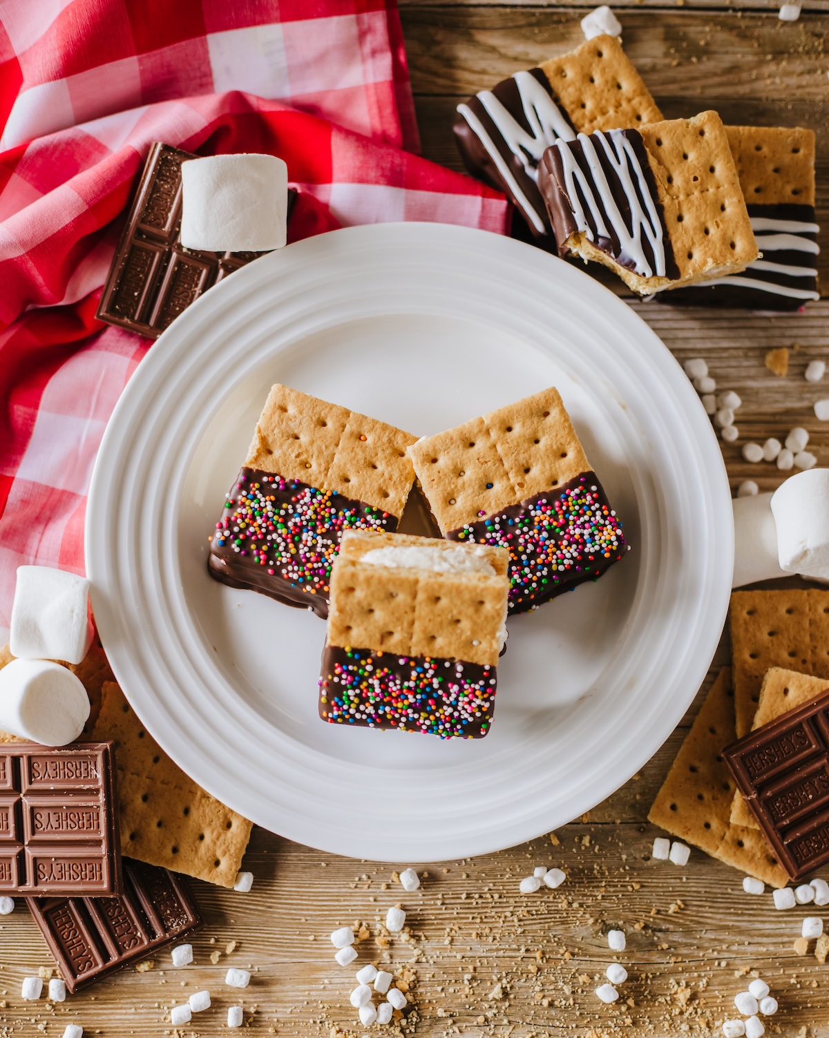 frozen s mores bars