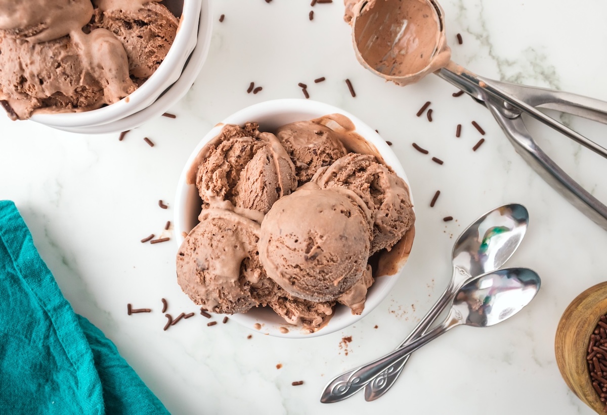 homemade chocolate ice cream recipe