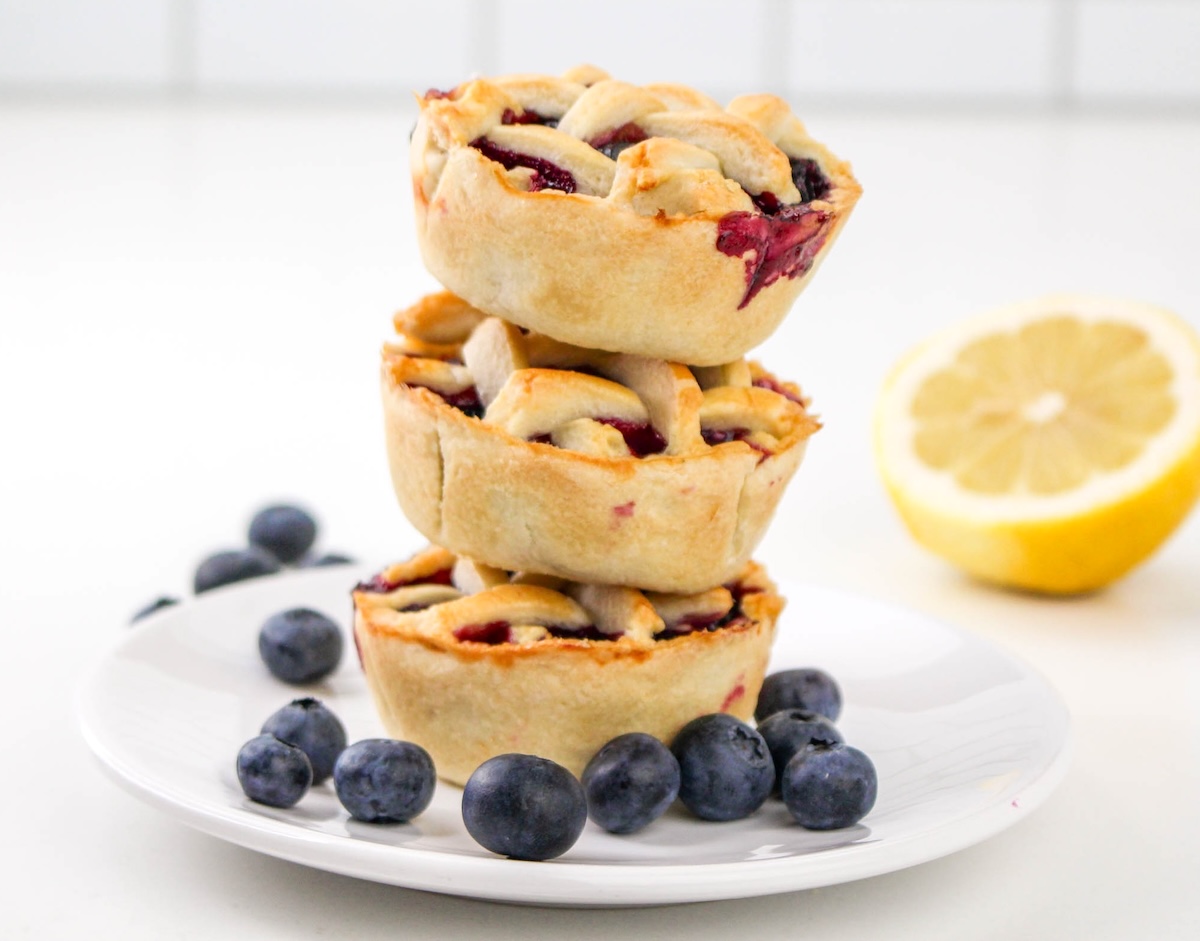 individual blueberry pie recipe