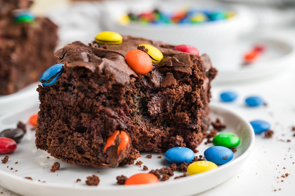 m and m brownie recipe