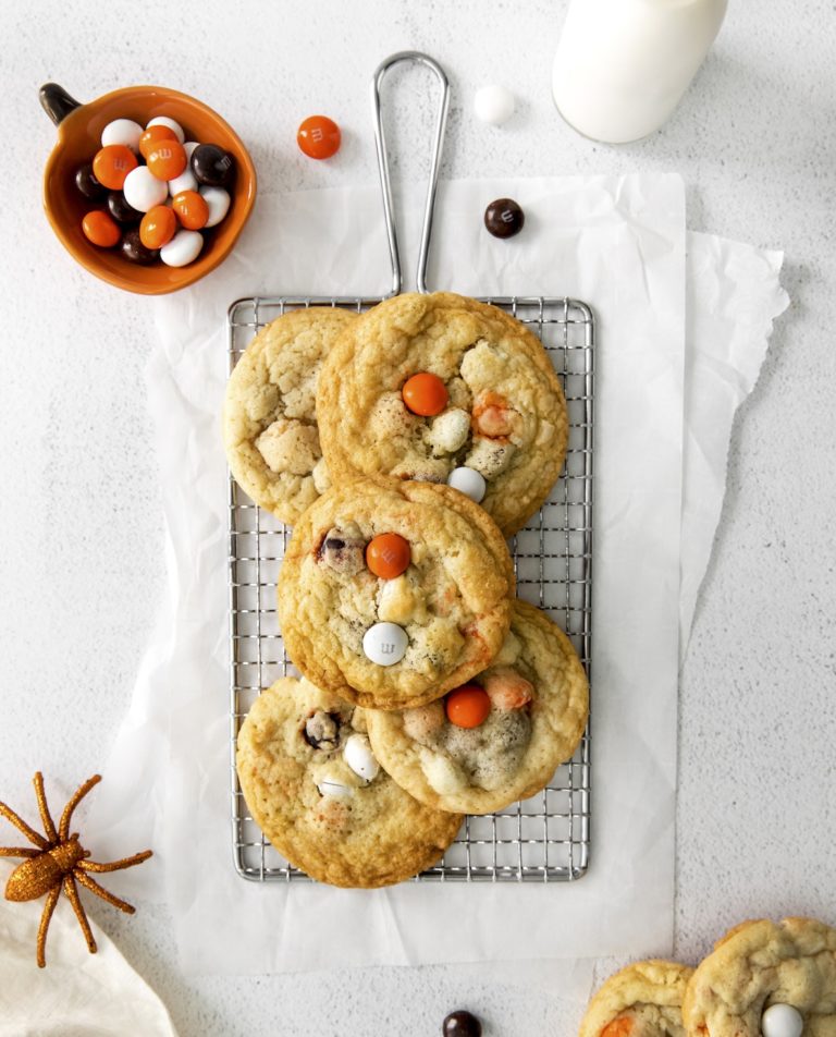 Halloween M&M cookie recipe