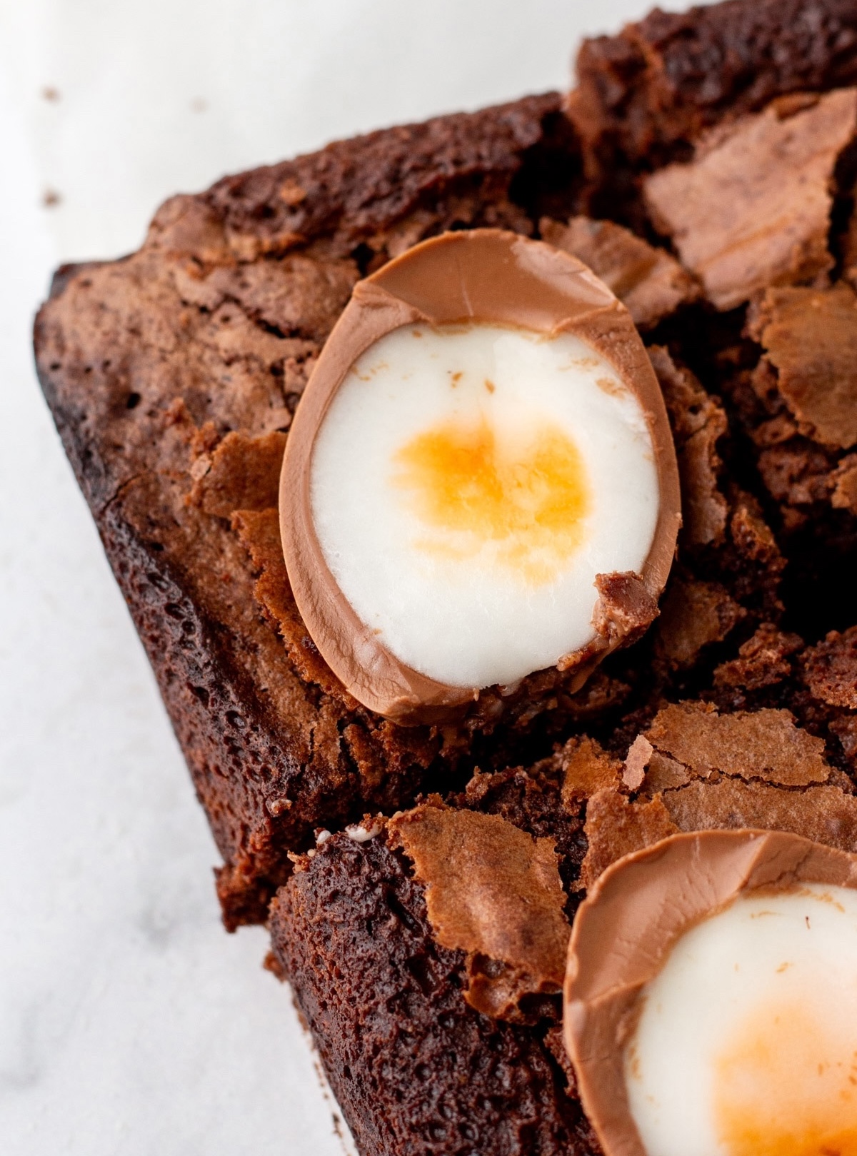 cadburys cream egg brownies