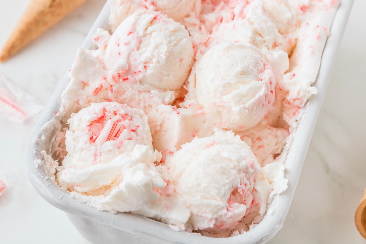 candy cane ice cream