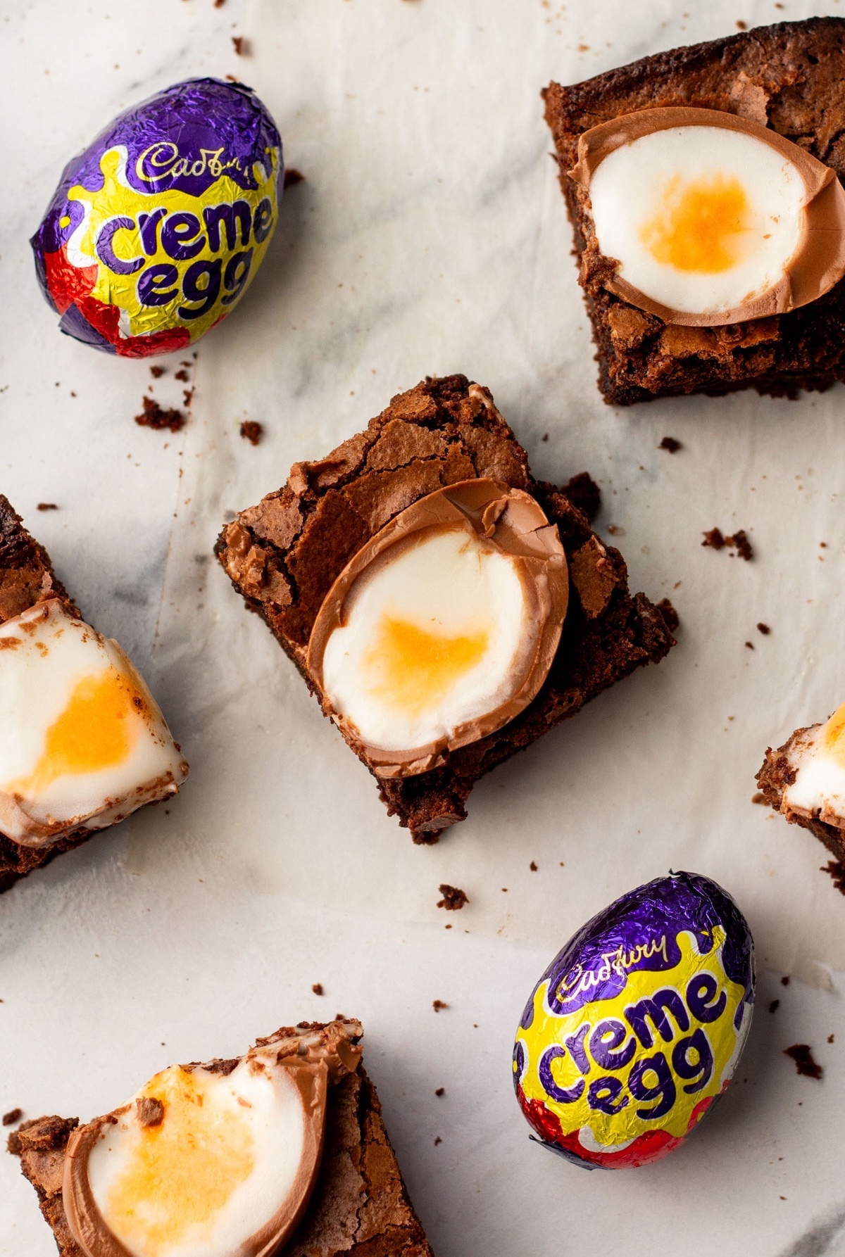 creme egg brownies