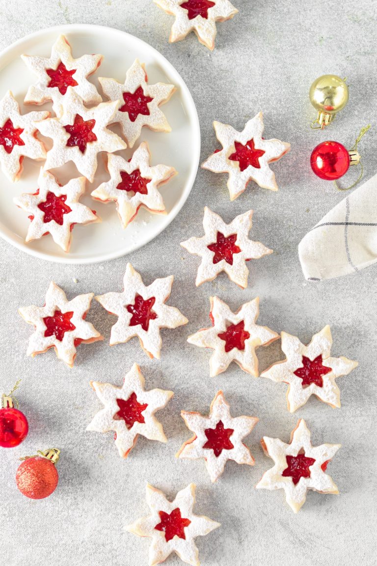 linzer torte cookies