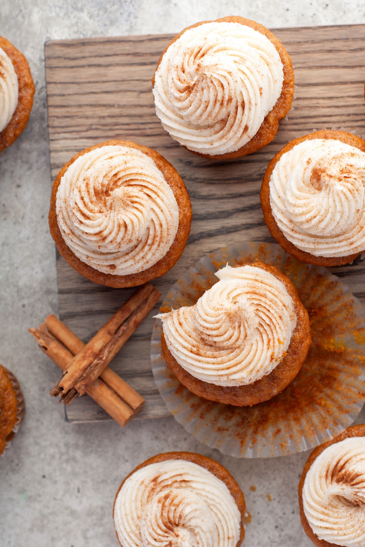 pumpkin cupcakes