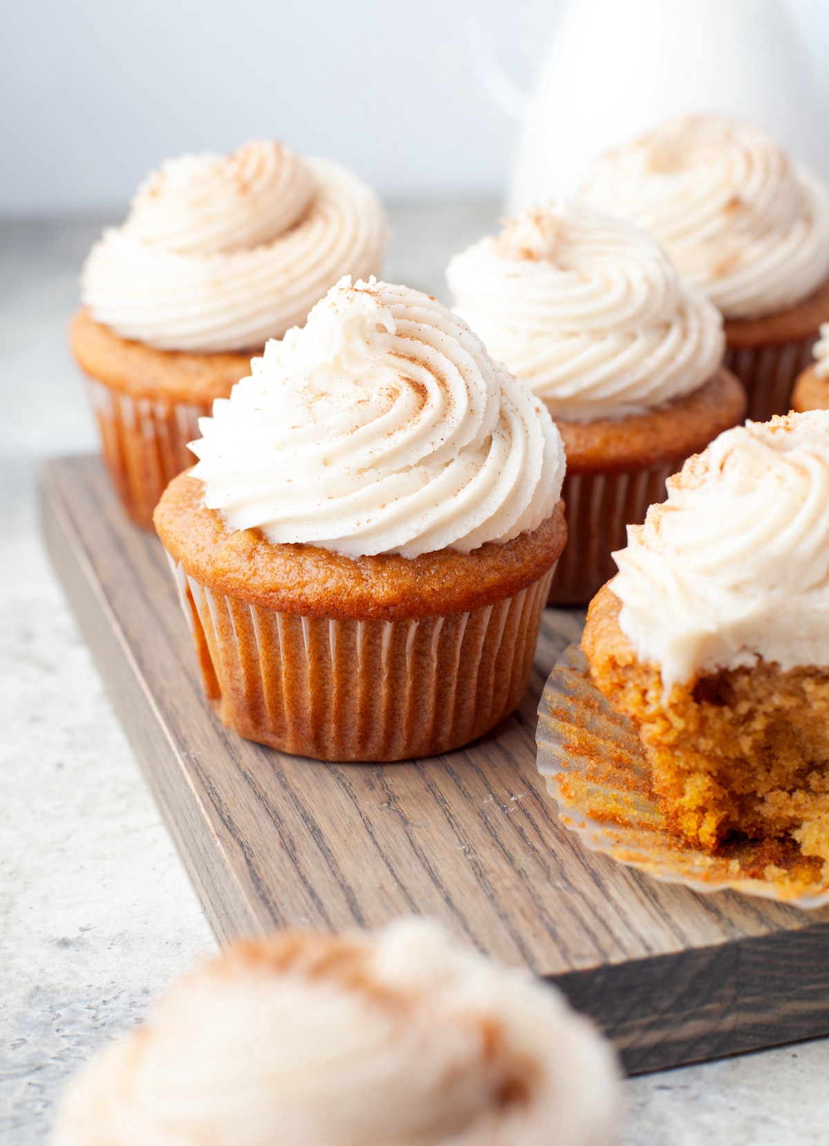 pumpkin pie cupcakes