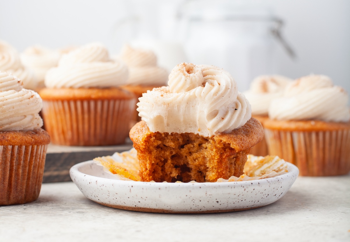 pumpkin spice cupcakes