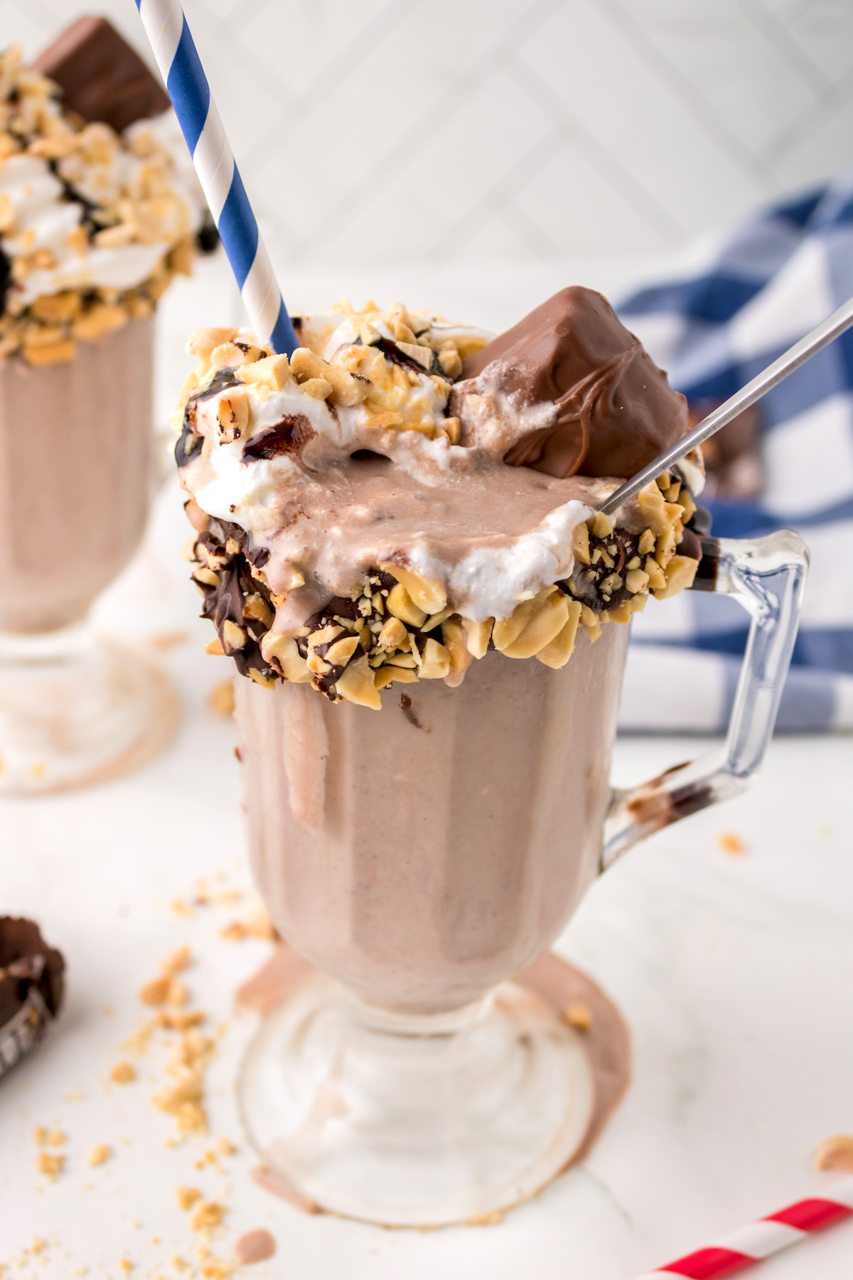snickers chocolate shake