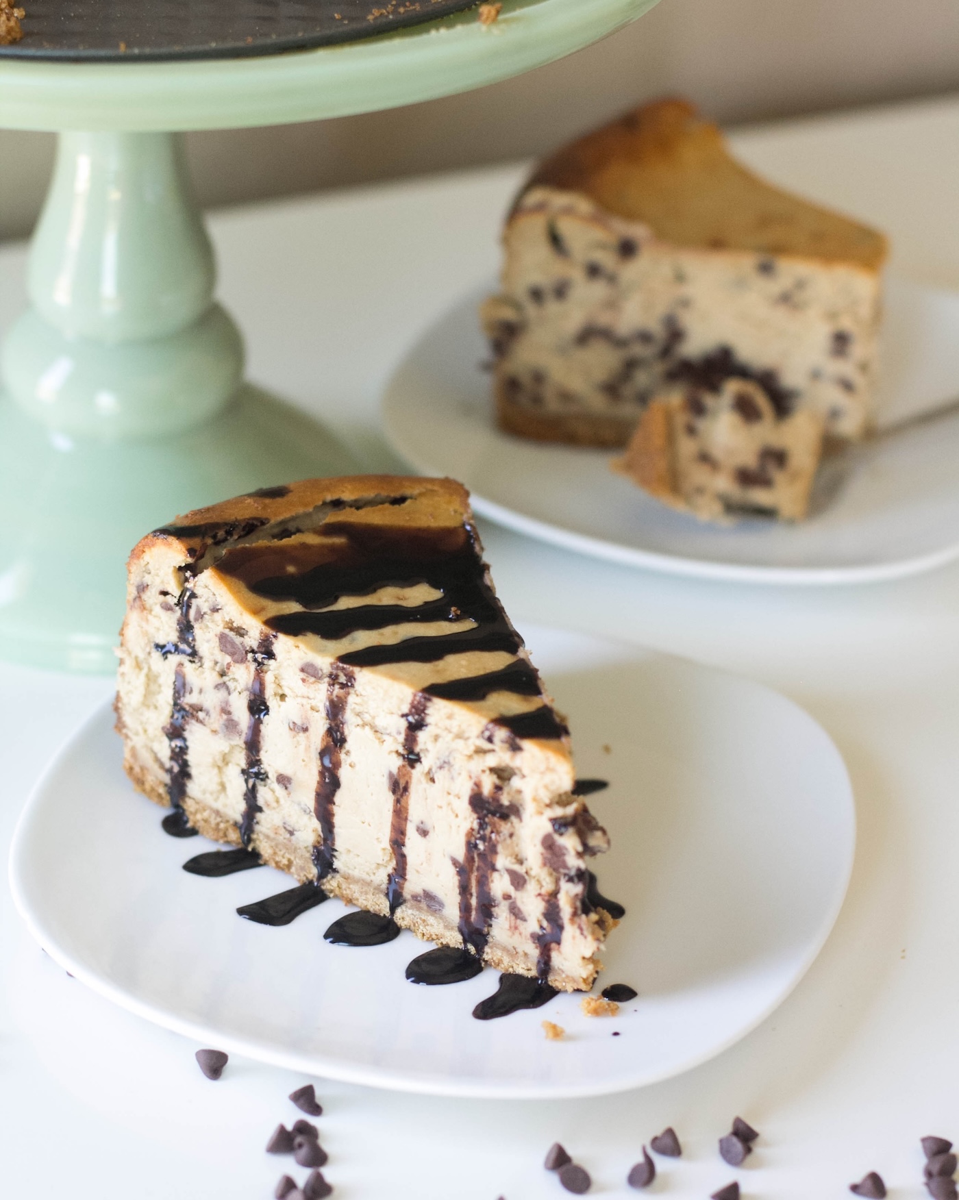 chocolate chip cheesecake