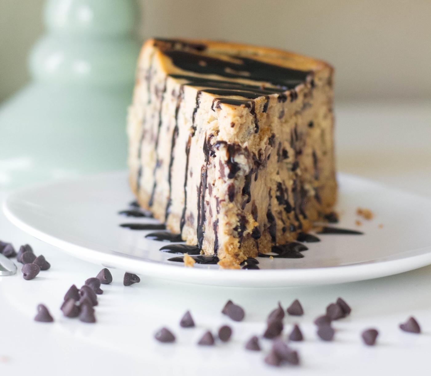 chocolate chip cookie dough cheese cake