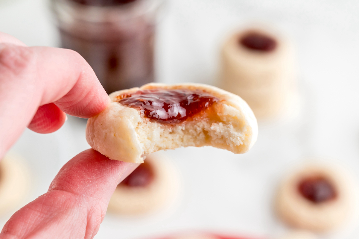 jam thumbprint cookies