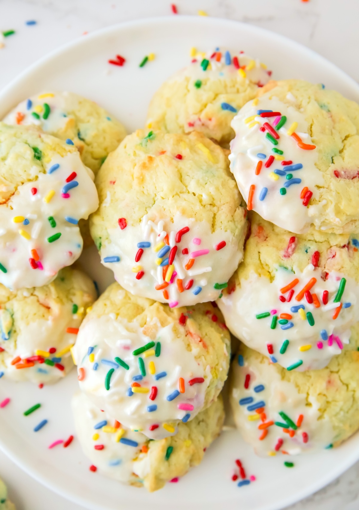 birthday cake cookies