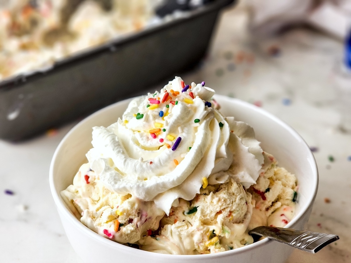 birthday cake ice cream