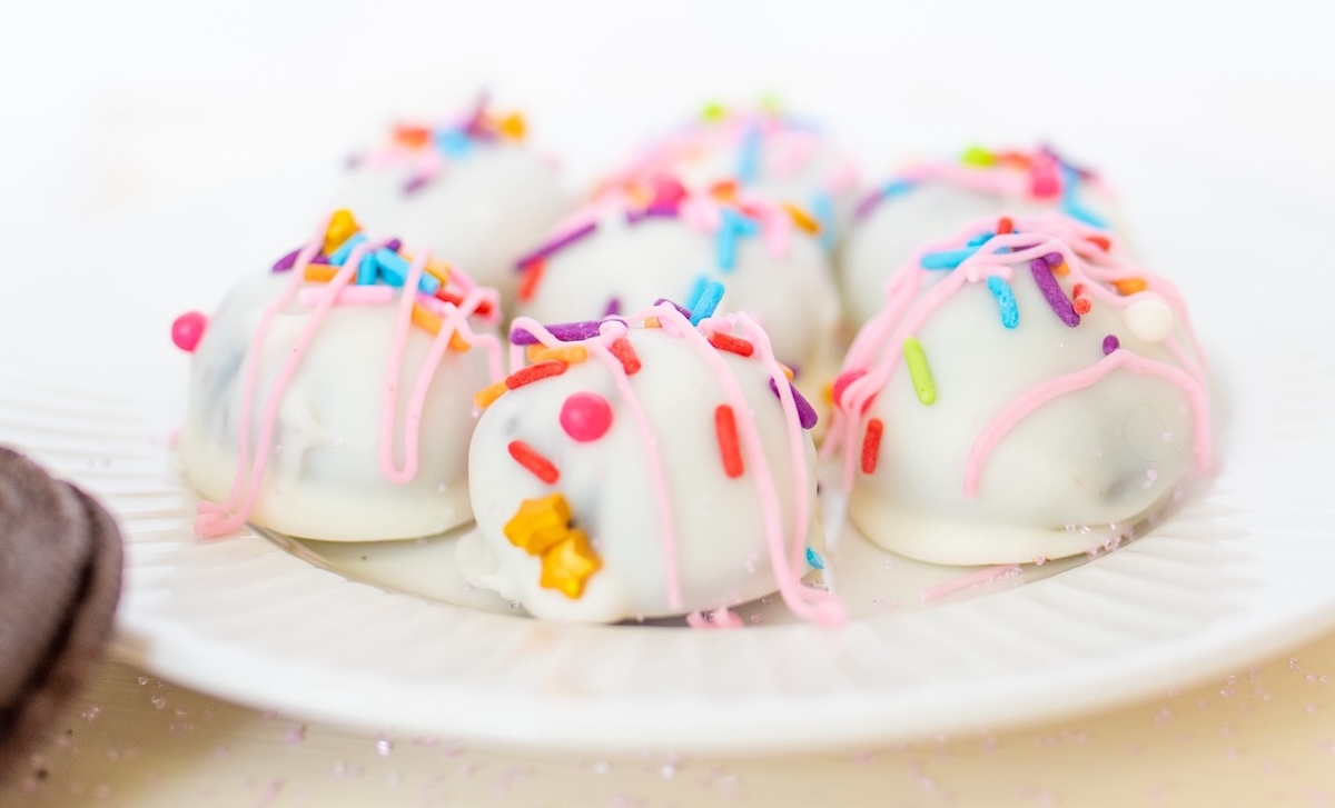 birthday oreo balls