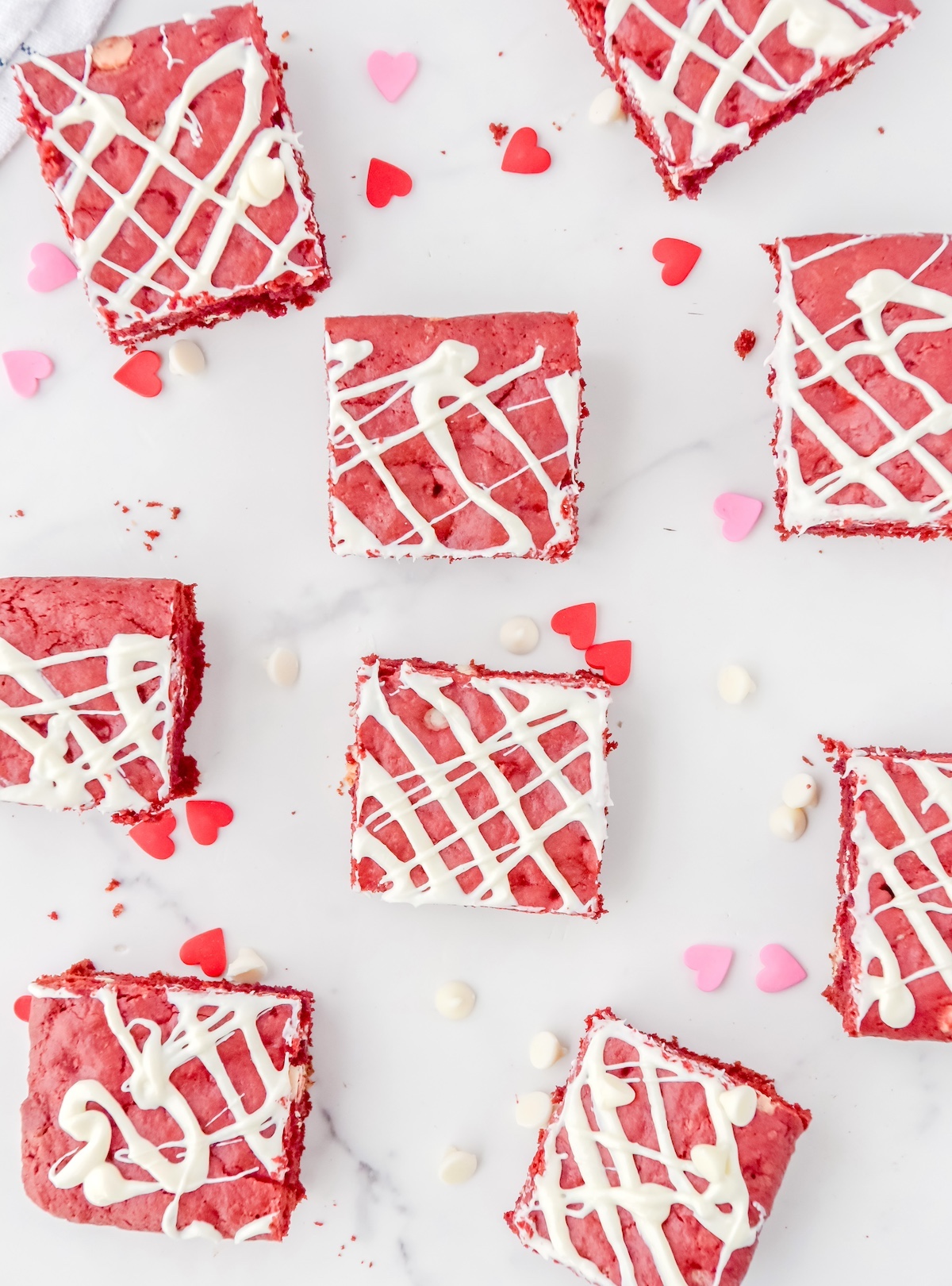 brownies with red velvet cake mix