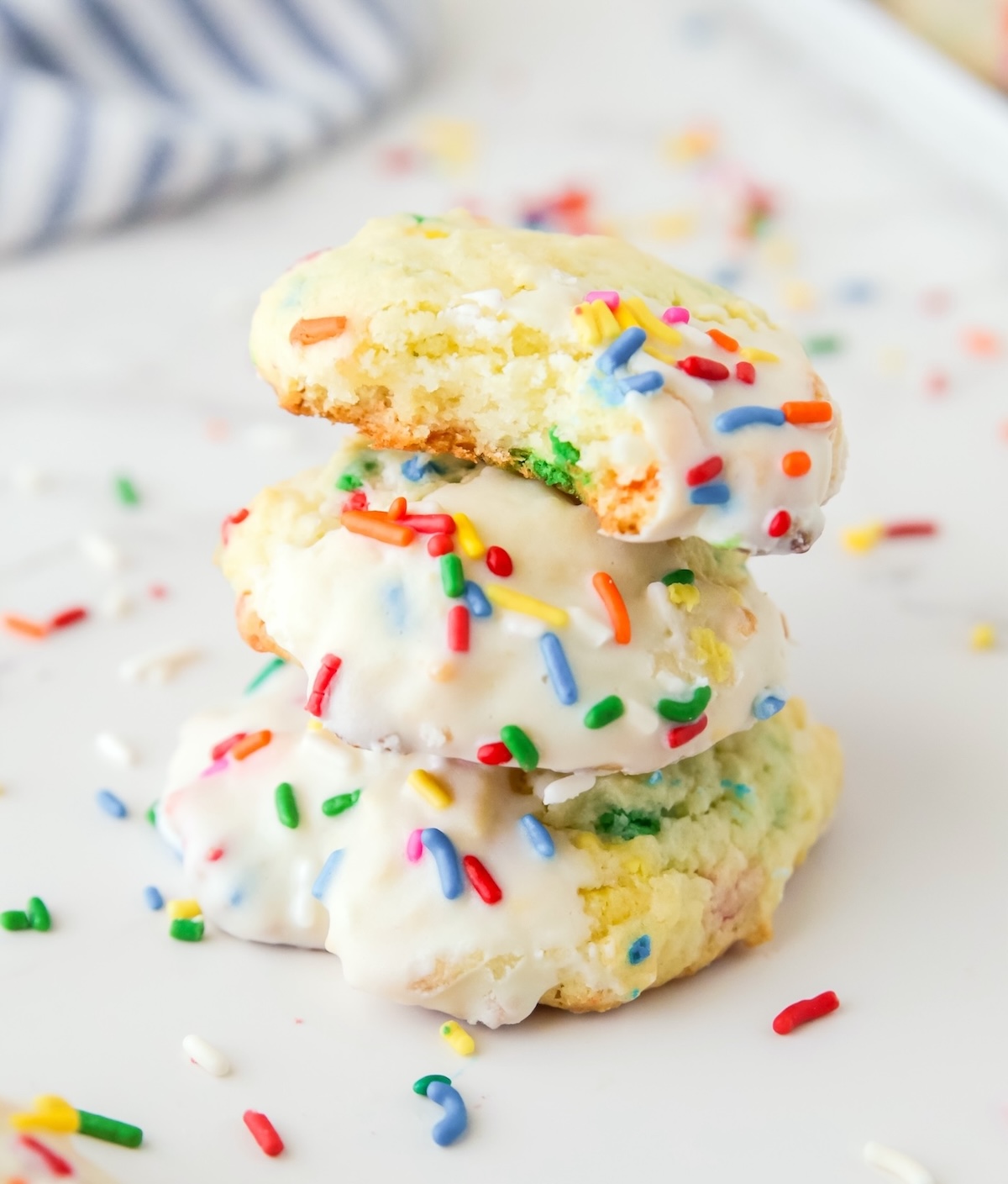 happy birthday cake cookies