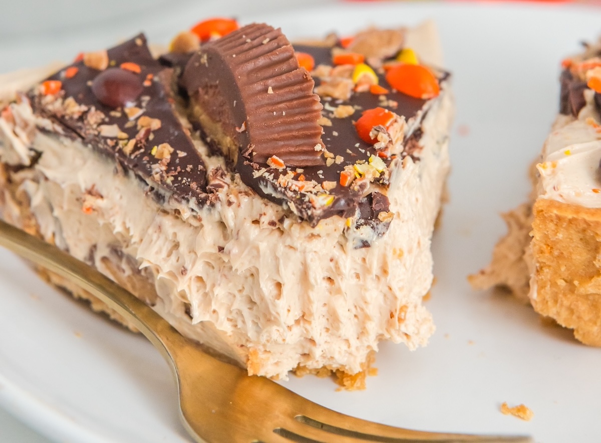 peanut butter pie with reese's peanut butter cups recipe