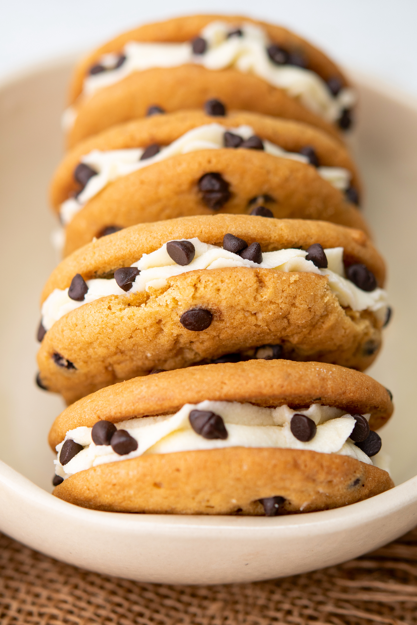 chocolate chip sandwich cookie recipe