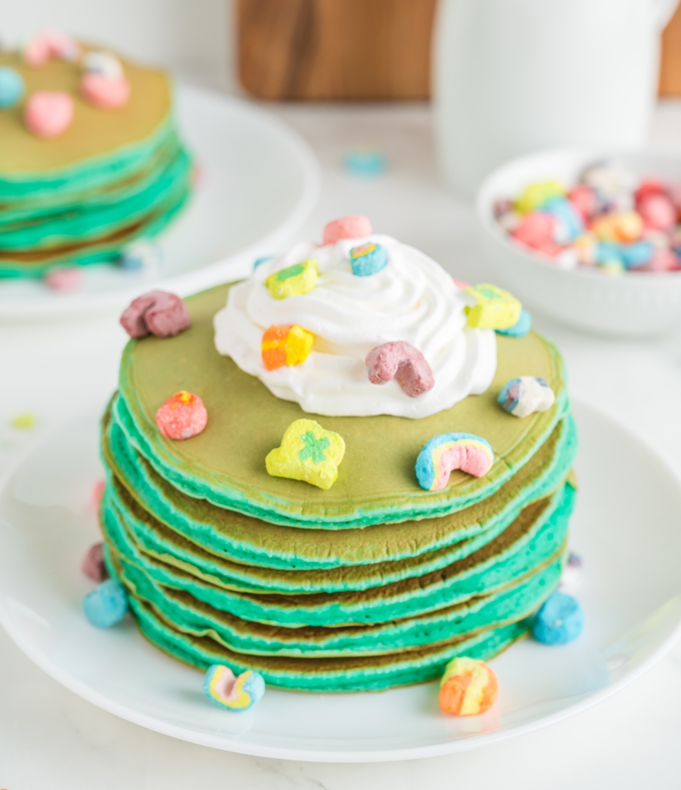 green pancakes for st patrick's day