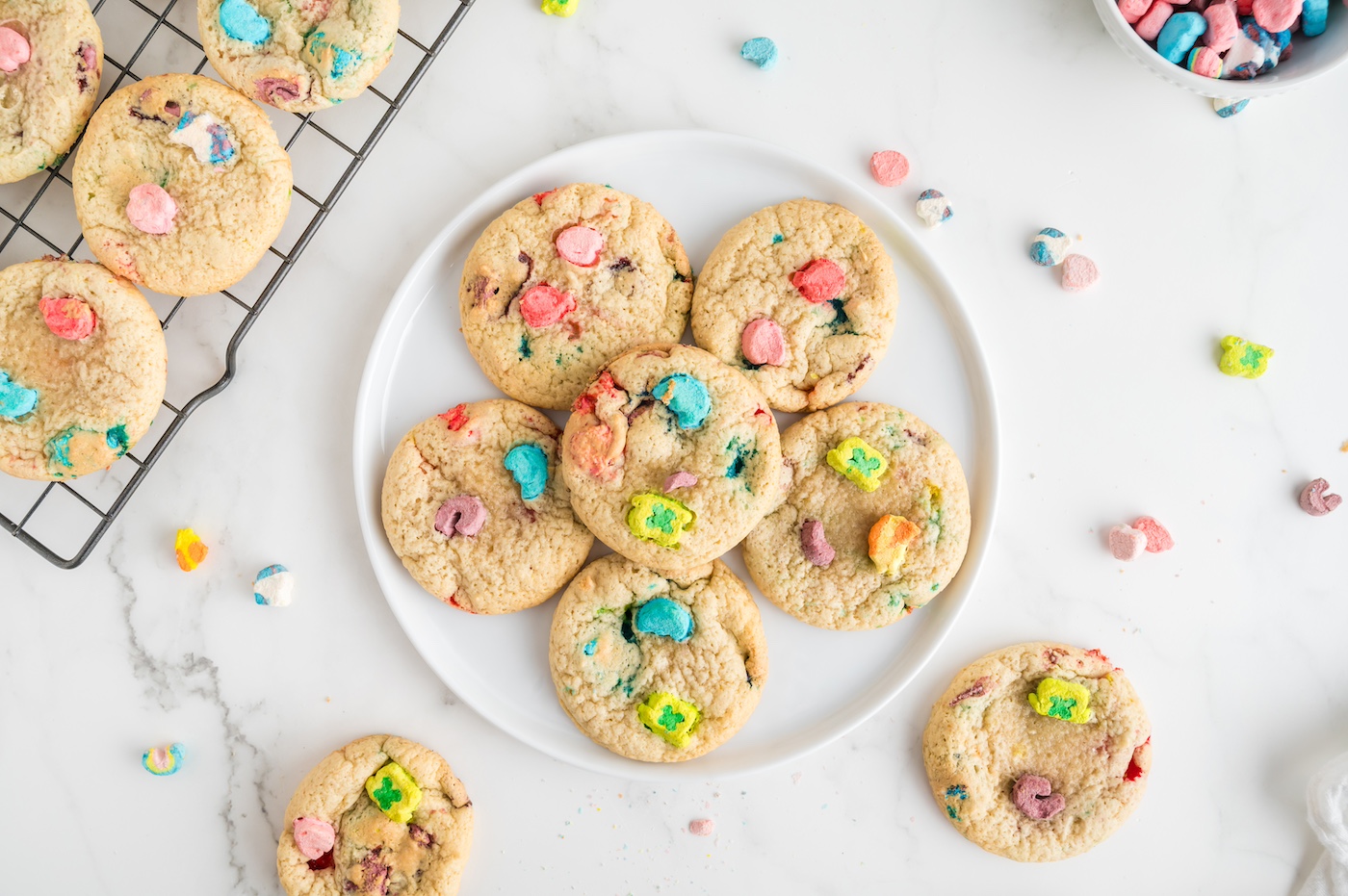 lucky charm marshmallow cookies