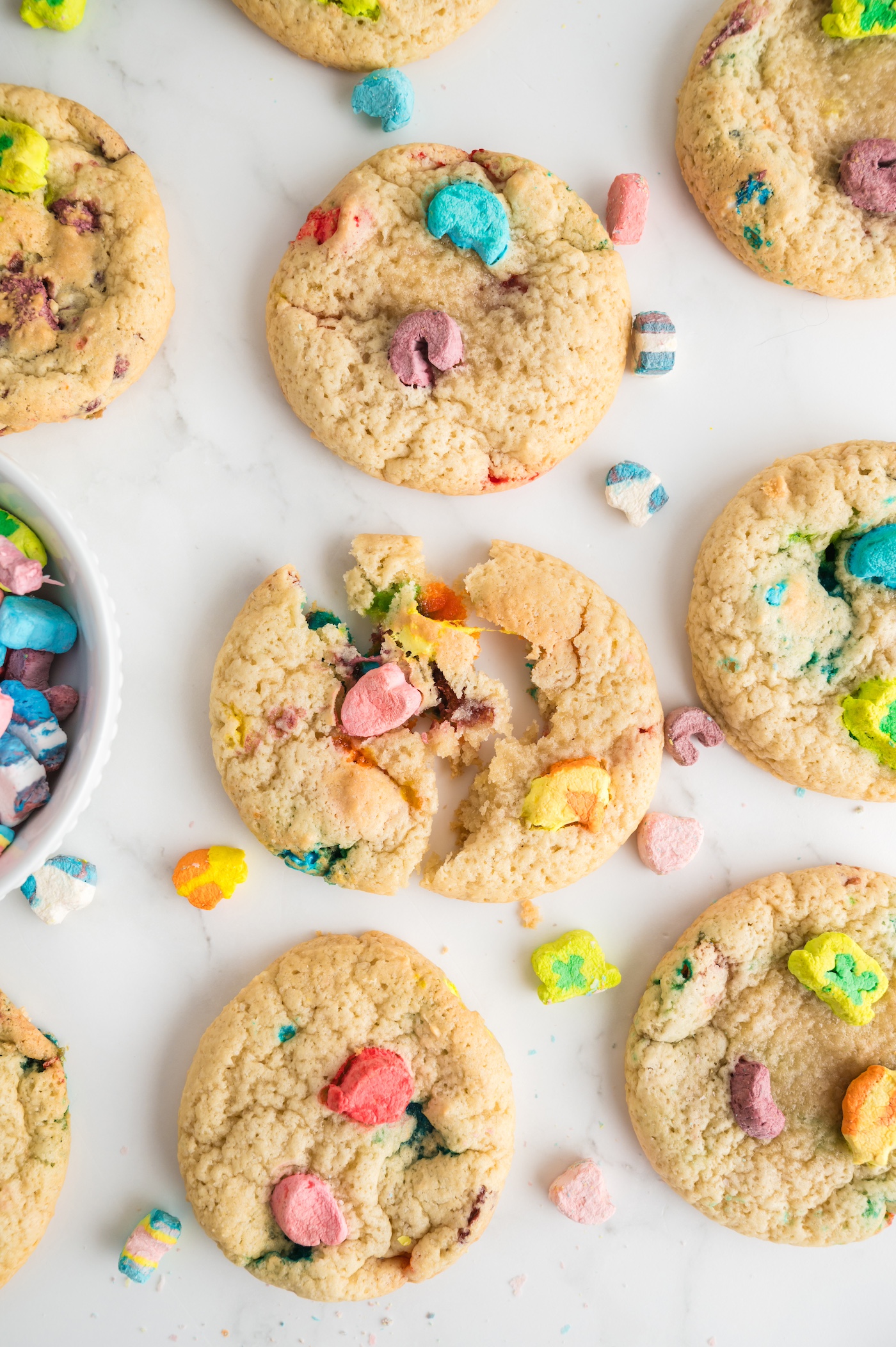 lucky charm sugar cookies