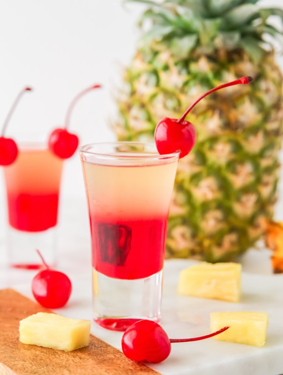 pineapple upside shot
