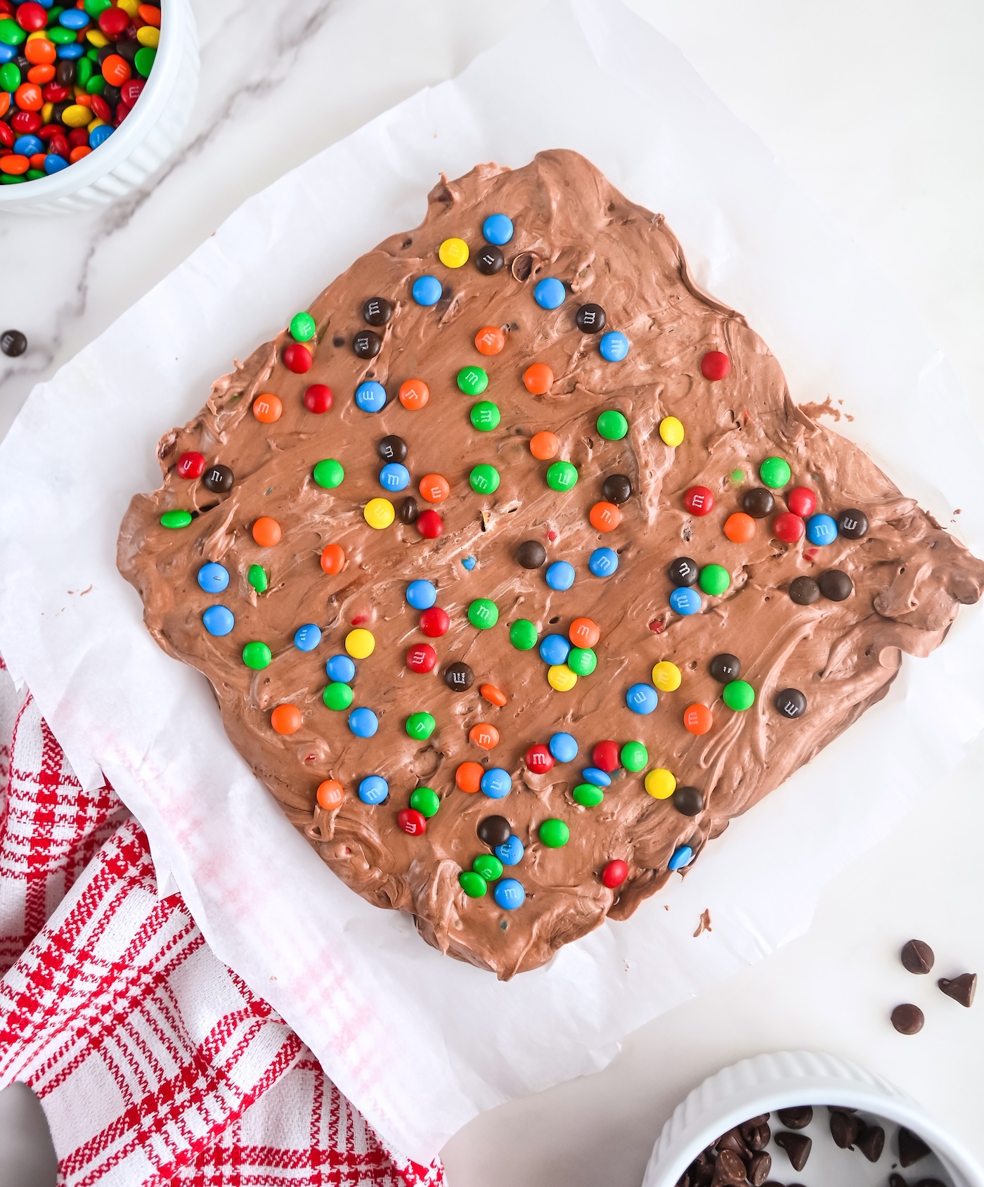 monster fudge ready to serve