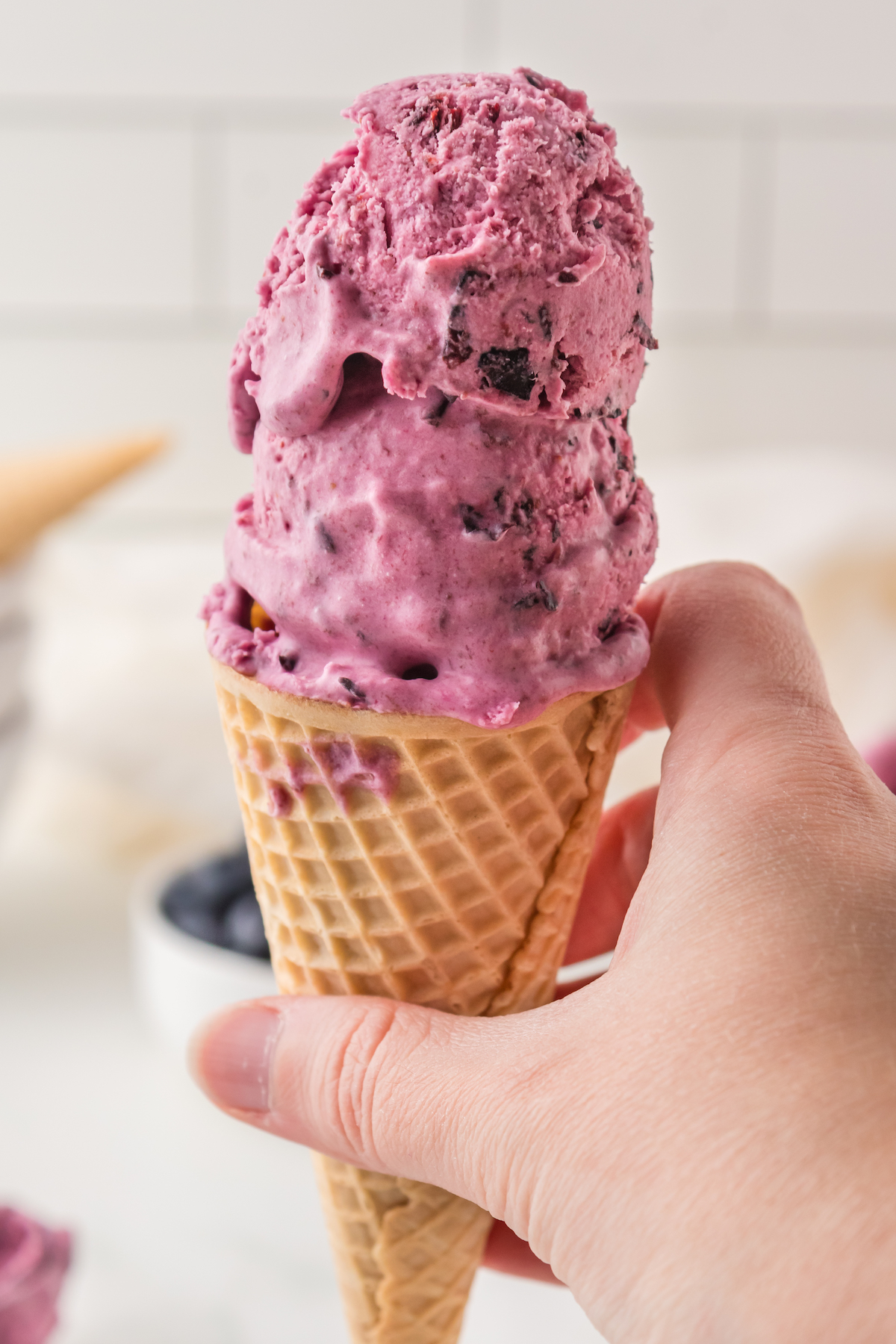 blueberry pie ice cream