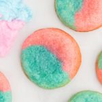 cotton candy cookies feature image